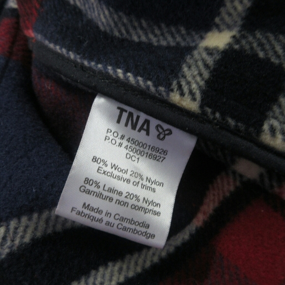 ARITZIA TNA red duffle coat xs - Picture 6 of 6